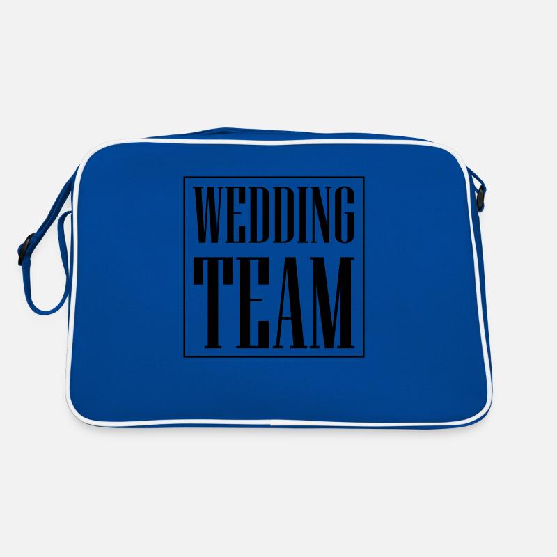 Wedding Team Hochzeit Retro Tasche