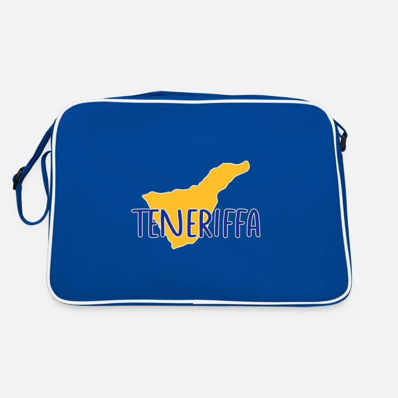 Ténérife - Sac Retro - bleu/blanc