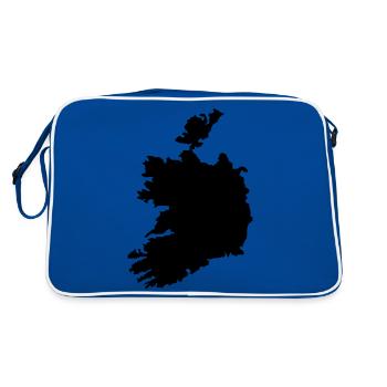 ireland outlined - Retro Bag - blue/white - Back