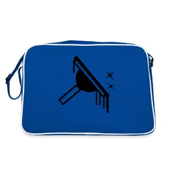 Fenster Reiniger Nettoyeur de vitres - Sac Retro - bleu/blanc - Dos