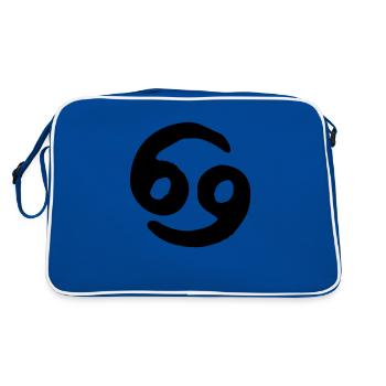 cancer zodiac - Sac Retro - bleu/blanc - Dos