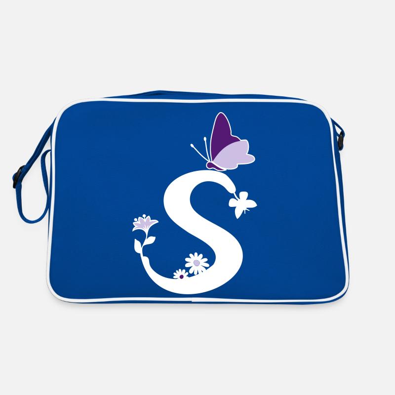 Papillon Décoration Lettre Initiale S Sac Retro