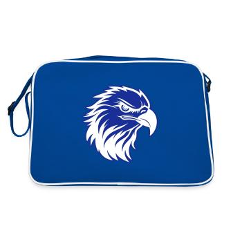 Tête d’aigle - Sac Retro - bleu/blanc - Dos