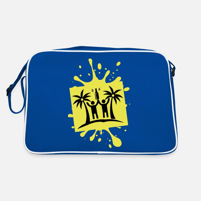 Palmen Party Team Retro Tasche