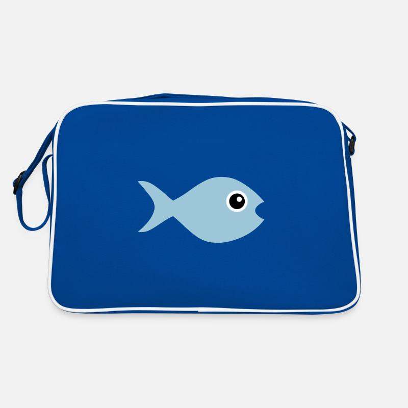 ★ Couleurs de conception modifiables ★ Poisson aux yeux écarquillés Sac Retro