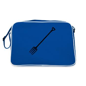 Silhouette Pitchfork Pitchfork Pitchfork - Sac Retro - bleu/blanc - Dos