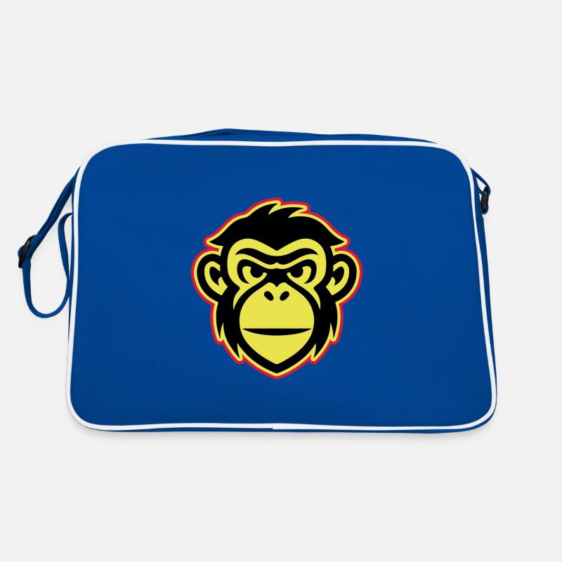 Affe Kopf Retro Tasche