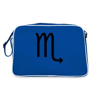 Scorpion / scorpion - Sac Retro - bleu/blanc - Dos