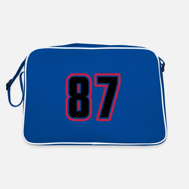 87 Number Symbol Retro Bag