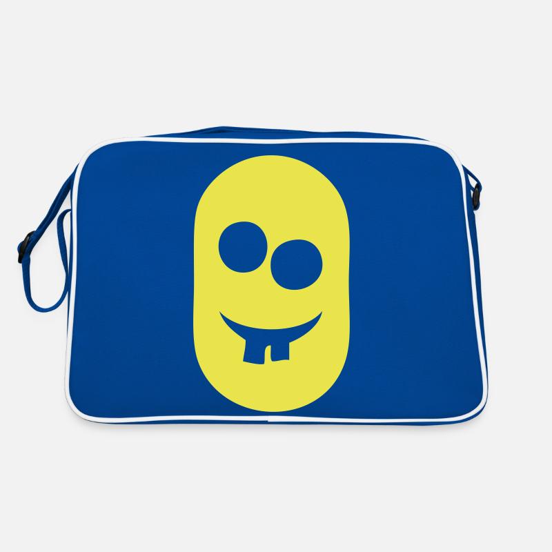 Smiley Bete Con Retro Tasche