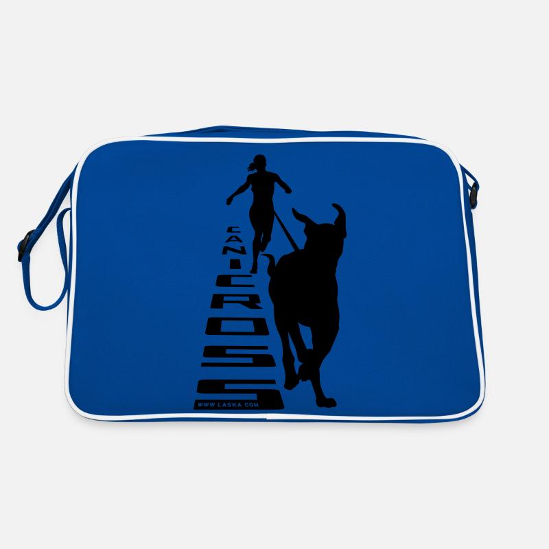 Canicross - Retro Tasche - Blau/Weiß