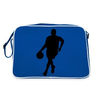 Basketball - Sac Retro - bleu/blanc - Dos