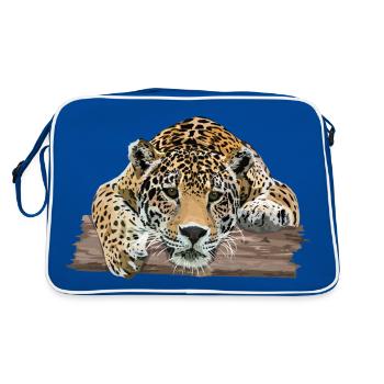 Jaguar - Retro Bag - blue/white - Back