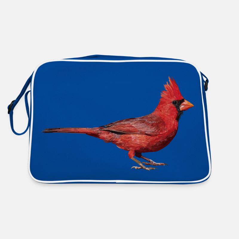 Nördlicher Kardinal Retro Tasche