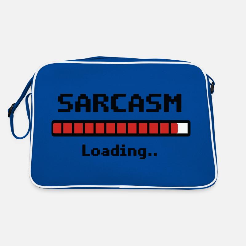 Sarcasm Loading Humor Retro Tasche