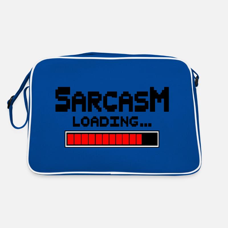Sarcasm Loading Humor Retro Tasche
