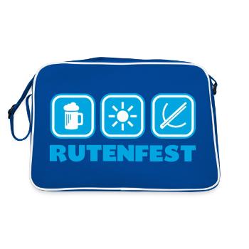 Rod Festival Ravensburg Beer Sun Crossbow - Retro Bag - blue/white - Back