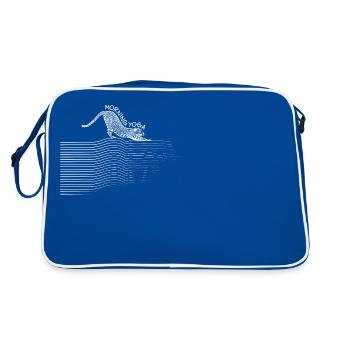 Yoga du matin - Léopard - Sac Retro - bleu/blanc - Dos