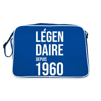 Paintball Airsoft - Retro Tasche - Blau/Weiß - Hinten
