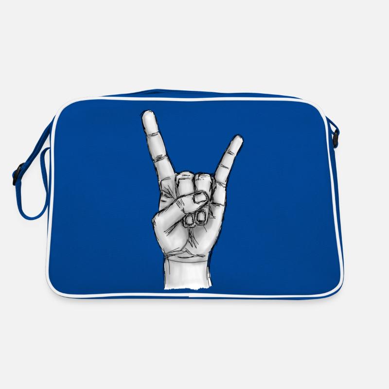 Metalhand schattiert Retro Tasche