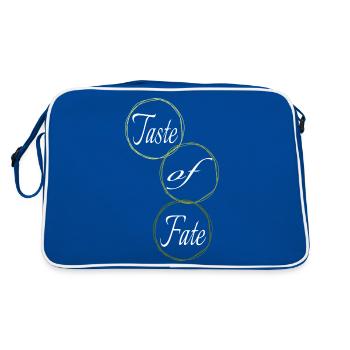 Art culinaire Idée de présentation Sérendipité Humour - Sac Retro - bleu/blanc - Dos