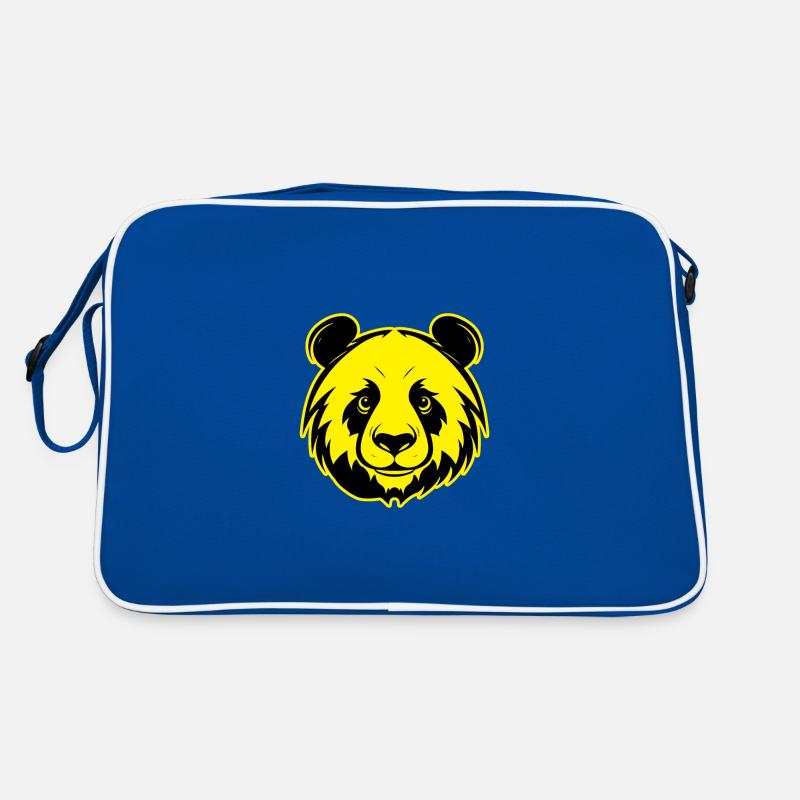 Portrait d’animal panda Sac Retro