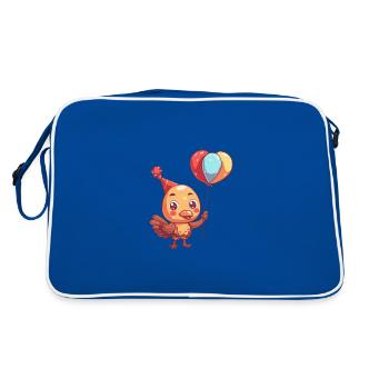 Truthan Birthday Baby - Retro Bag - blue/white - Back