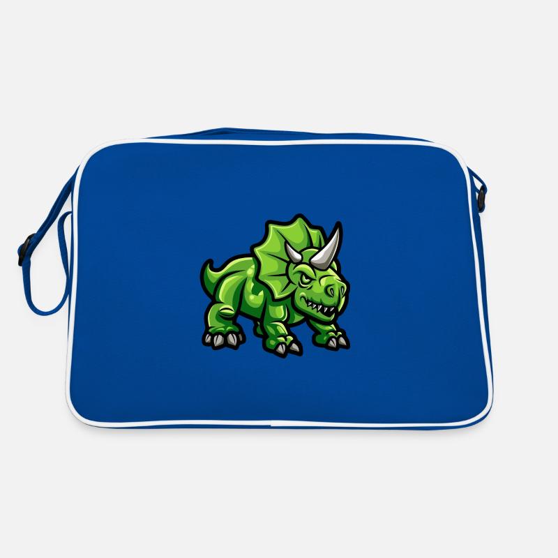 Dinosaur triceratops Comic Retro Bag