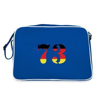 73 Numéro Jersey Allemagne - Sac Retro - bleu/blanc - Dos
