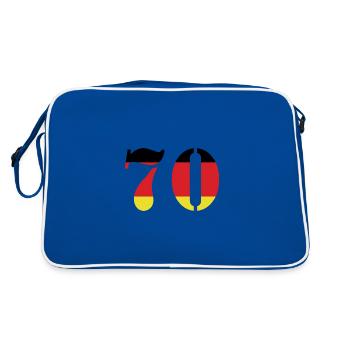 70 Numéro Jersey Allemagne - Sac Retro - bleu/blanc - Dos