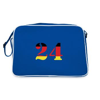 24 Numéro Jersey Allemagne - Sac Retro - bleu/blanc - Dos