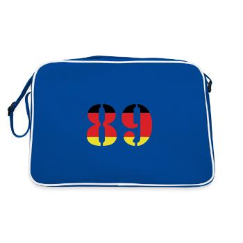 89 Numéro Jersey Allemagne - Sac Retro - bleu/blanc - Dos