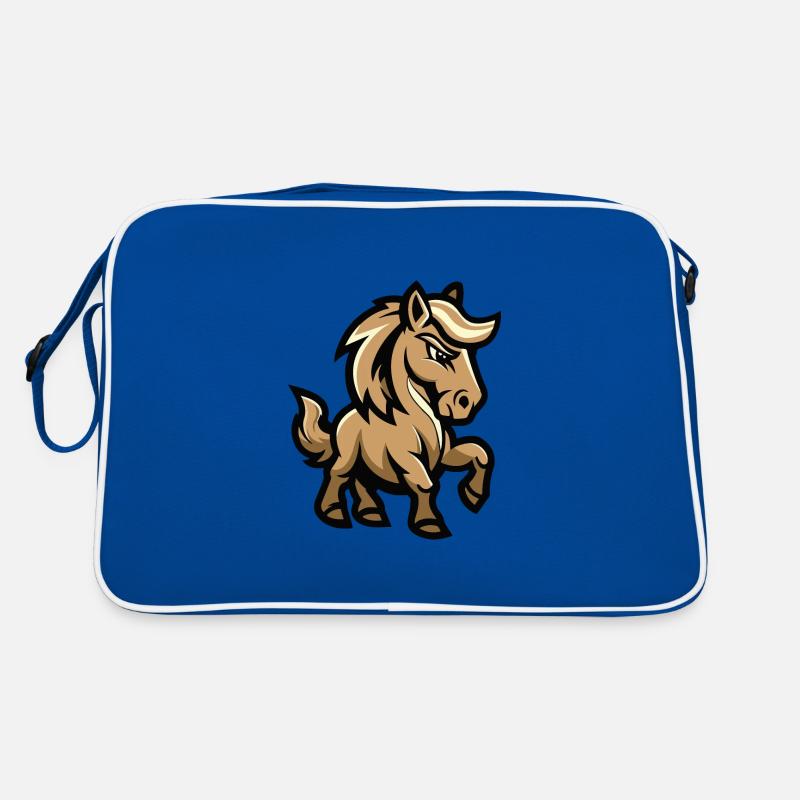 Pferd Comic Retro Tasche