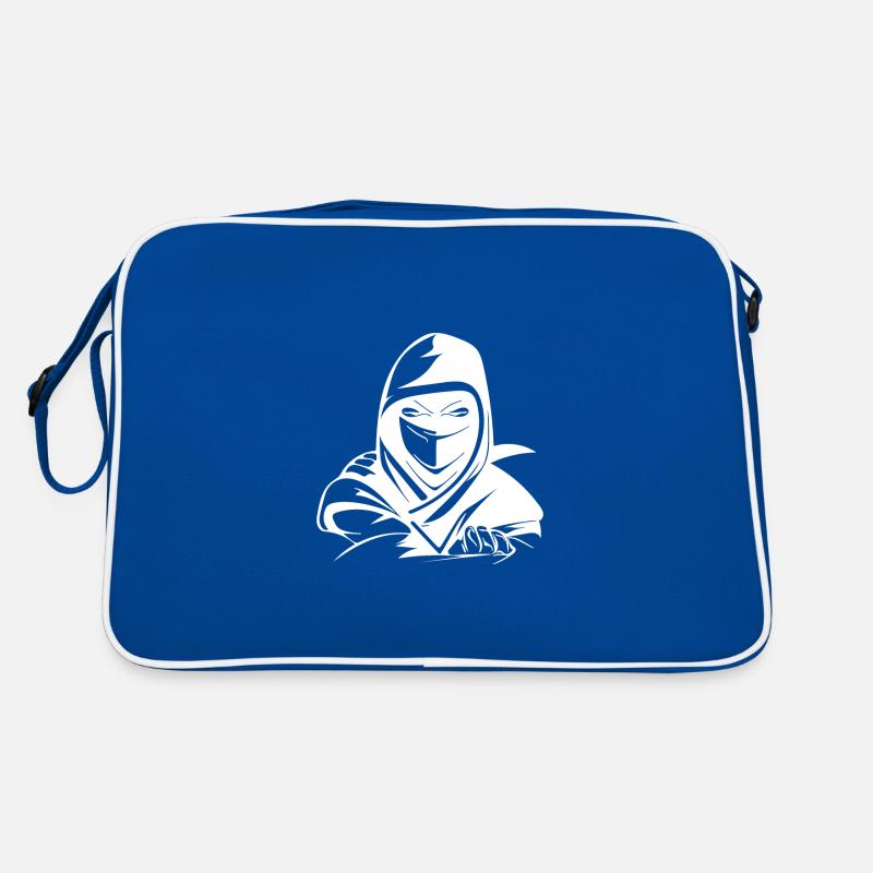 Weight Training Leisure Style Ninja Athlete Warrior Retro Bag