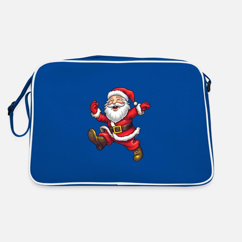 Père Noël mignon et drôle avec barbe Sac Retro