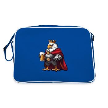Bière Eagle Drôle - Sac Retro - bleu/blanc - Dos