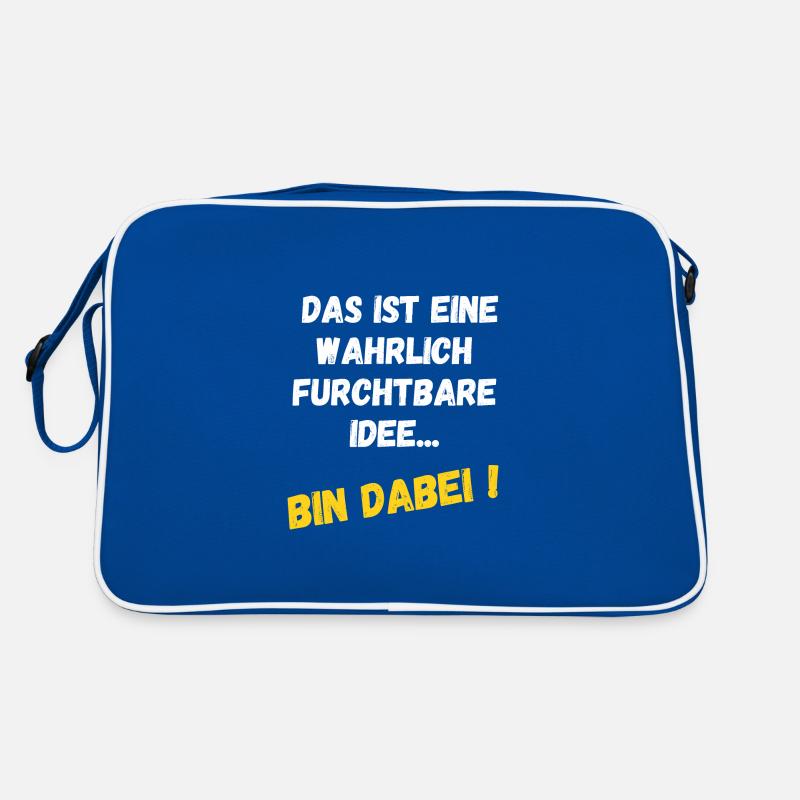 Das ist eine wahrlich furchtbare Idee - Bin dabei! Retro Tasche