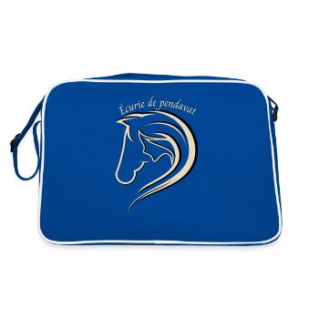 Pendavat stable - Retro Bag - blue/white - Back