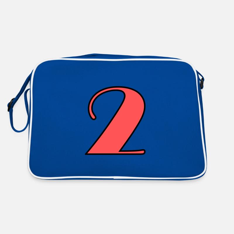 2. 2 JAHRE. 2. JUBILÄUM. GEBURTSTAG 2 JAHRE. 2 Retro Tasche