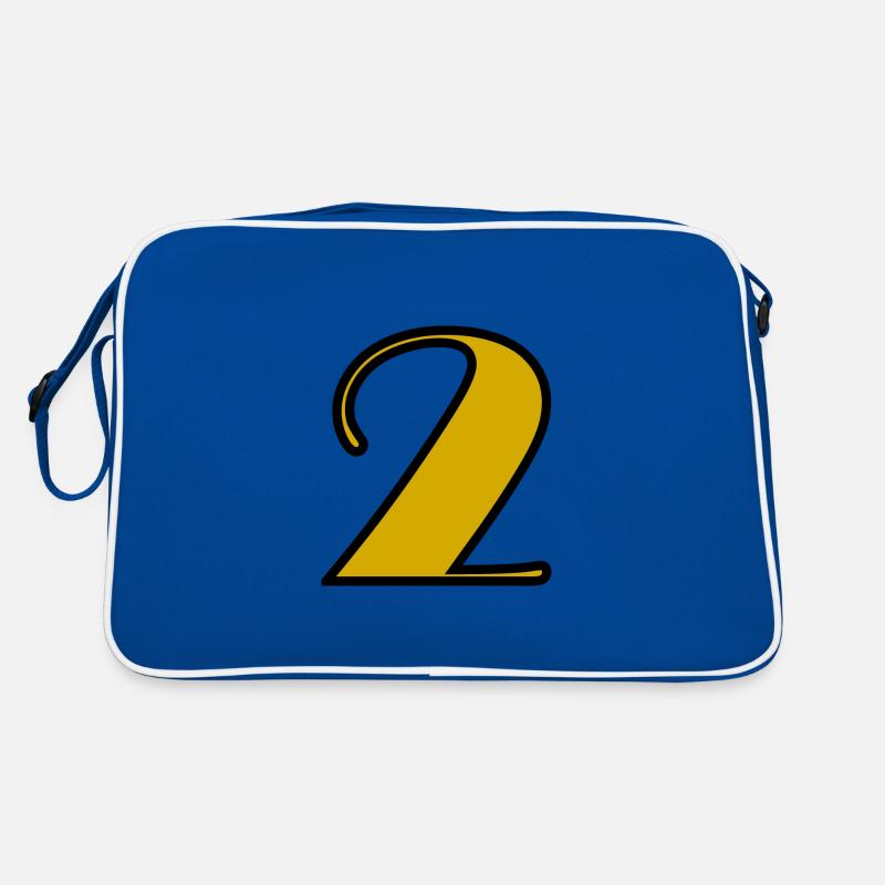 2 JAHRE. 2. JUBILÄUM. GEBURTSTAG 2 JAHRE. 2 Retro Tasche
