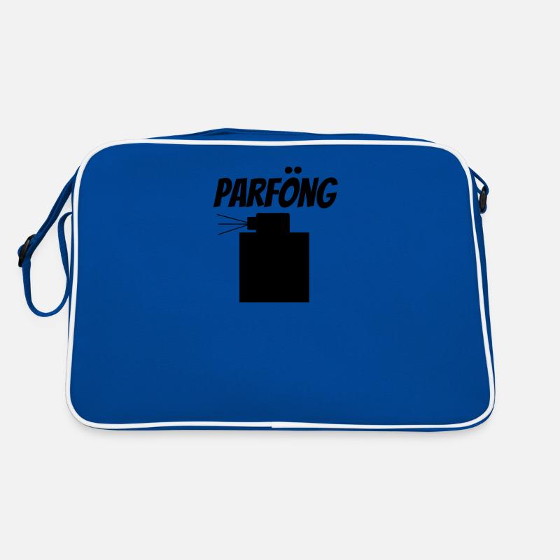 PARFÖNG - Retro Tasche - Blau/Weiß