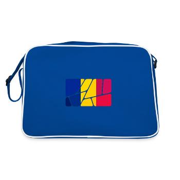 Tchad - Sac Retro - bleu/blanc - Dos