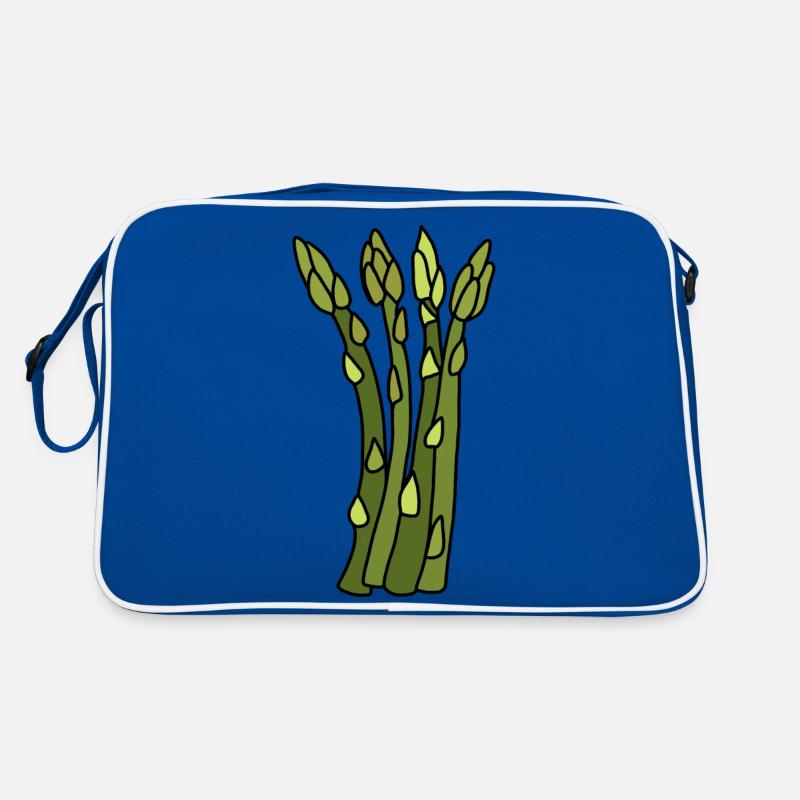 Spargel Zeit Retro Tasche