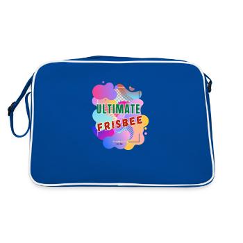 4 ulti nuage - Sac Retro - bleu/blanc - Dos