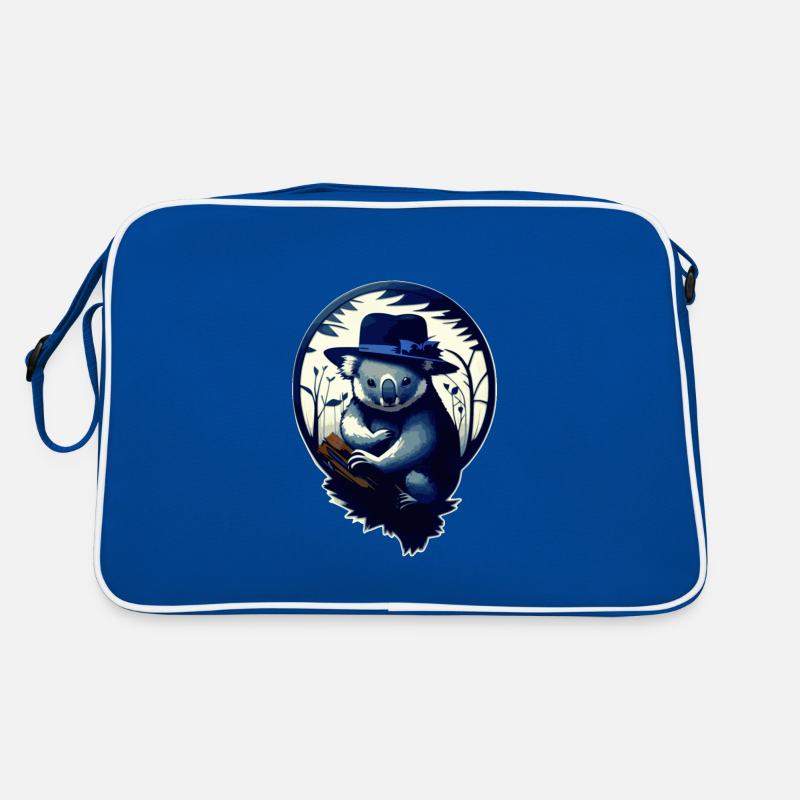 Koala mit Hut Retro Tasche