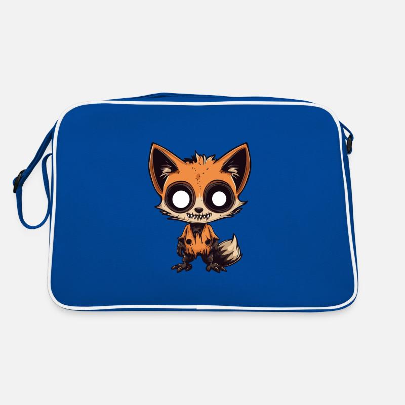 Fuchs Halloween Comic Lustig Retro Tasche