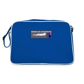de l’Australie - Sac Retro - bleu/blanc - Dos