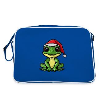 Grenouille Noël - Sac Retro - bleu/blanc - Dos