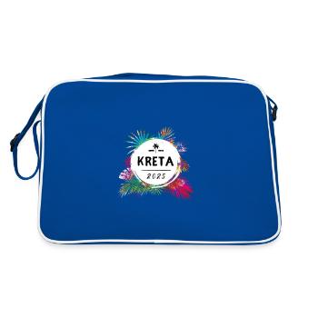 Crète 2025 Coloré - Sac Retro - bleu/blanc - Dos