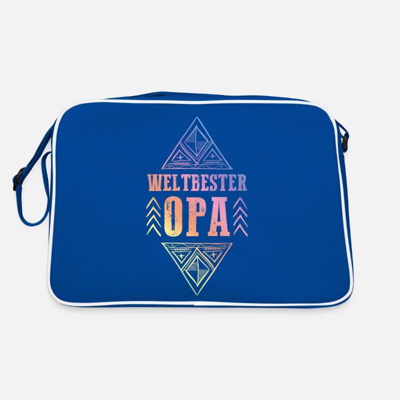 Weltbester Opa Retro Tasche